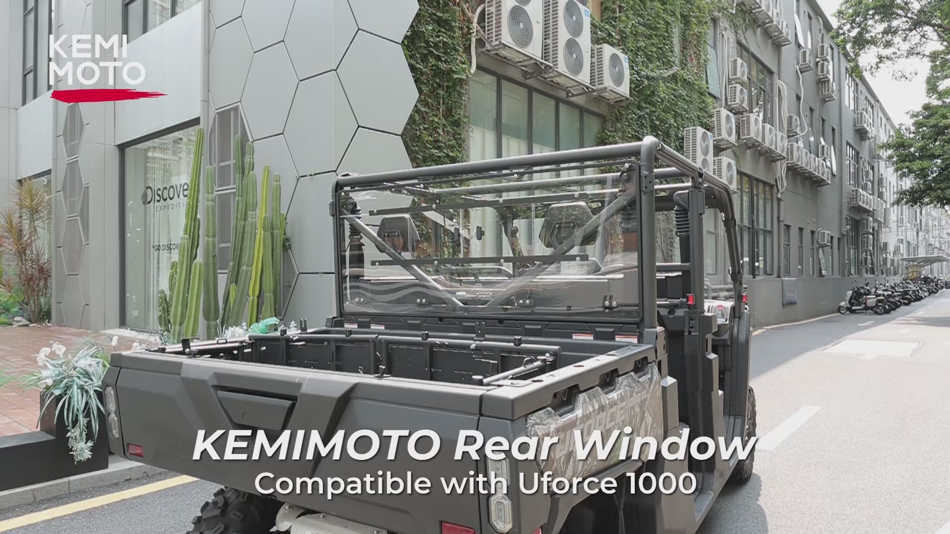 Vented Rear Window for CFMOTO UForce 1000 / 1000XL