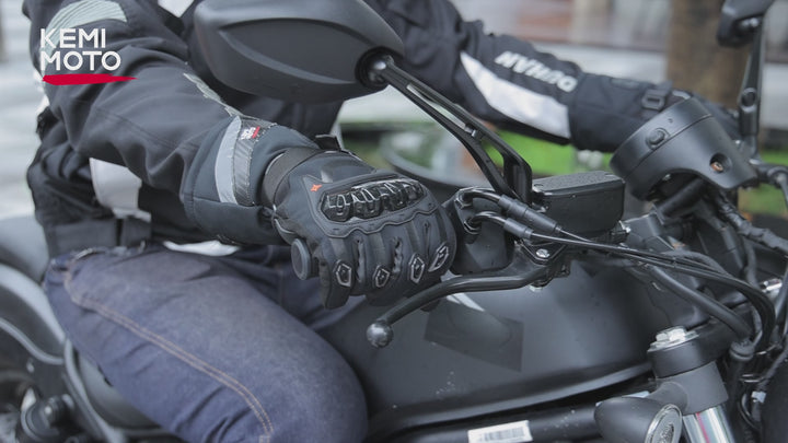 Heated Motorcycle Gloves, 3 Heating Modes with 2500mAH Battery