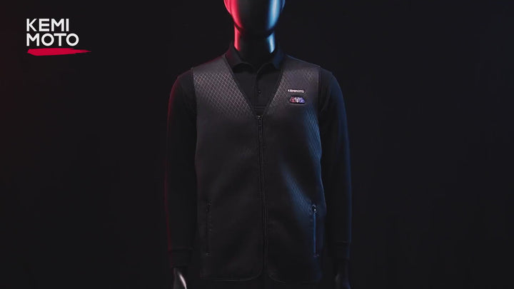 Plaid Heated Vest with Battery Pack