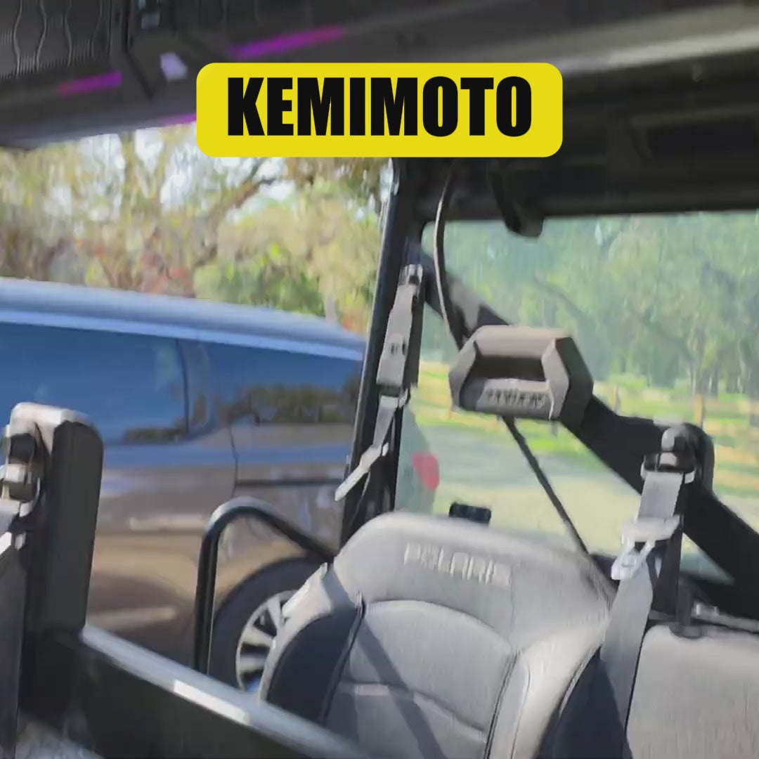 Midnight 70 Gen2 Soundbar For Can am Polaris 680W Max Power, IP66 Waterproof & Dual Passive Radiators