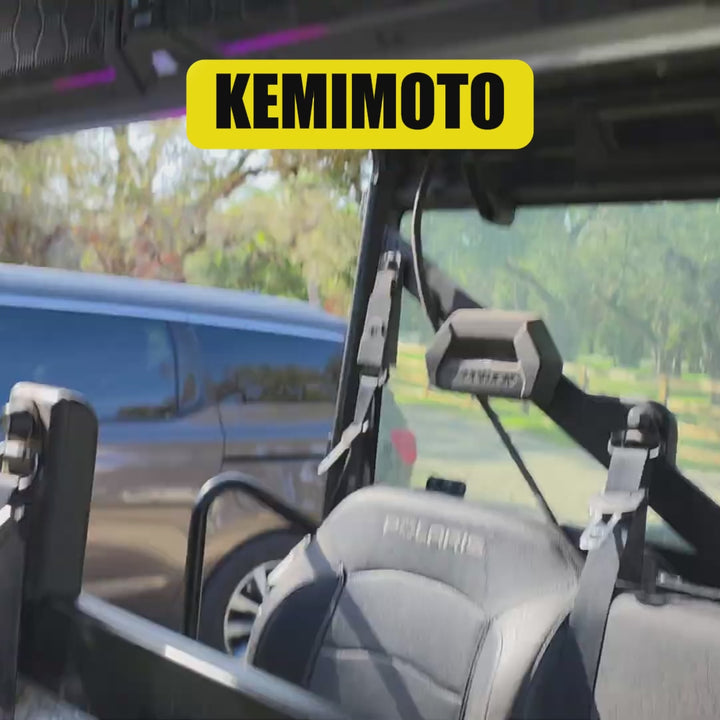 Midnight 70 Gen2 Soundbar For Can am Polaris 680W Max Power, IP66 Waterproof & Dual Passive Radiators