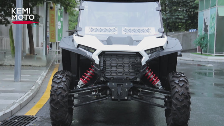 2-IN-1 Vented Windshield Pre-Installed Rubber Strip for 2024+ Polaris RZR XP 1000 / RZR XP 4 1000