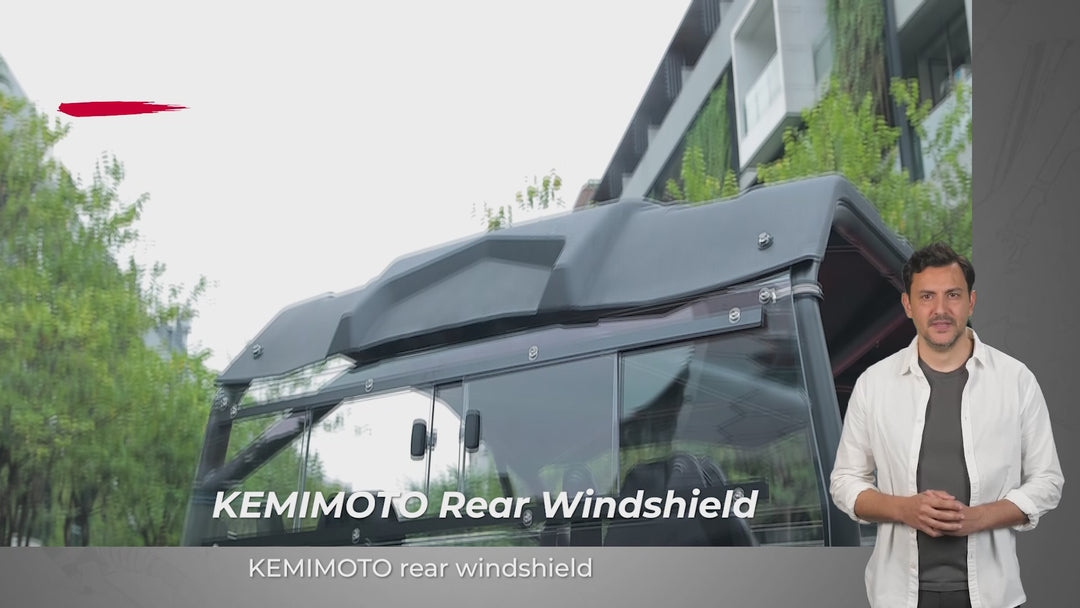 2-IN-1 Rear Windshield for CFMOTO ZForce 500 | 800 | 1000