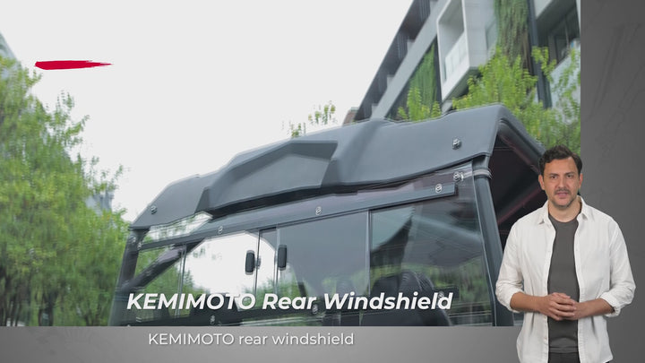 2-IN-1 Rear Windshield for CFMOTO ZForce 500 | 800 | 1000