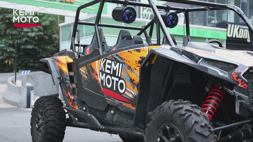 KEMIMOTO KP6 Tower Speakers | 6.5" Universal Tower Speakers for UTV, ATV & Marine