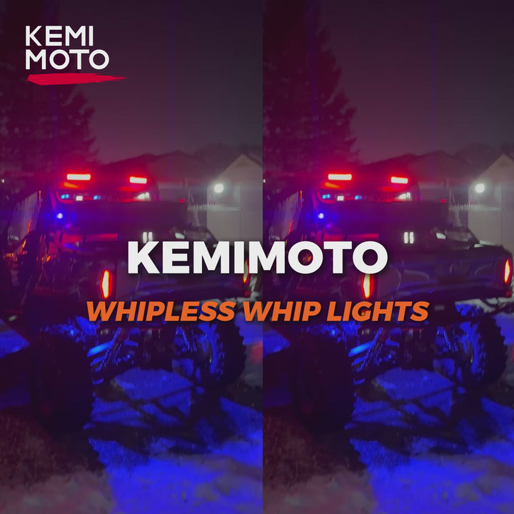 UTV Spot Beam Pod Lights w/ 1.5''-2'' Tube Clamp Kit for Can-Am Polaris CFMOTO