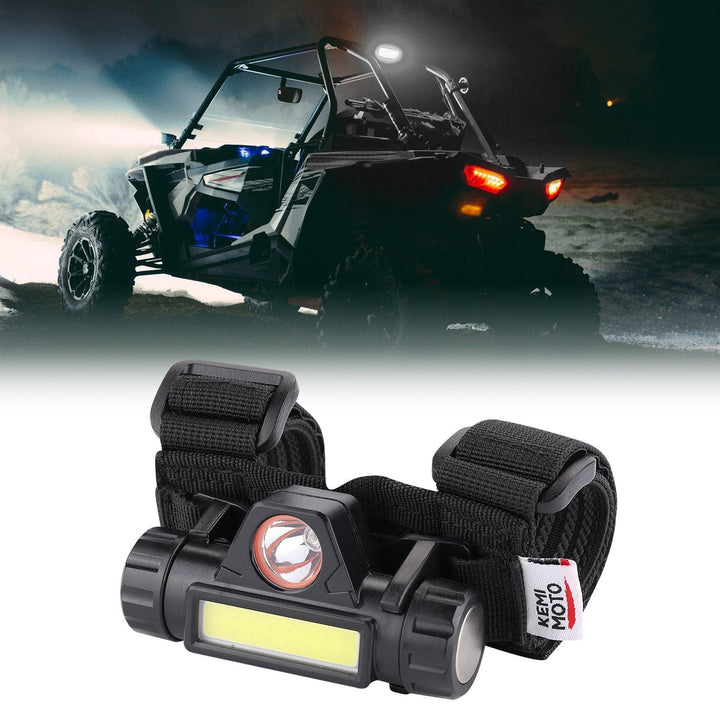 Universal Roll Bar Mount with LED Light - KEMIMOTO