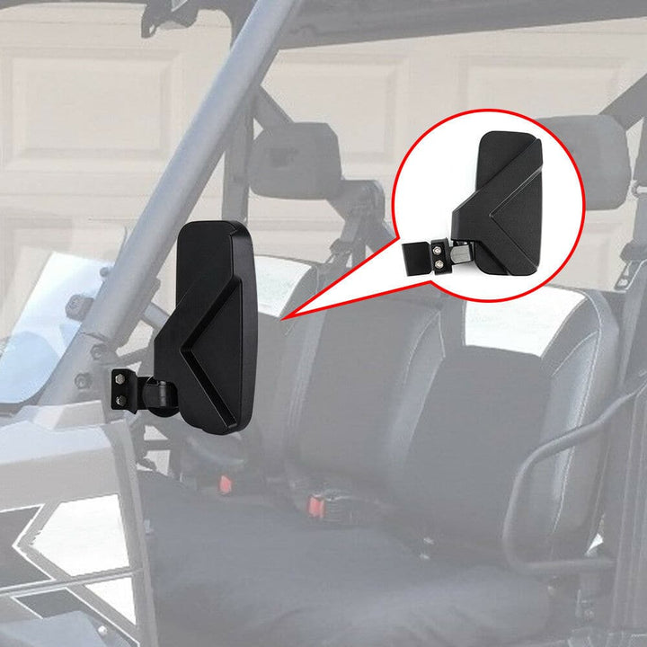 Polaris Ranger & Can-Am X3 Side View Mirrors with Lock and Ride Cab System/Heavy Duty Large Size - KEMIMOTO