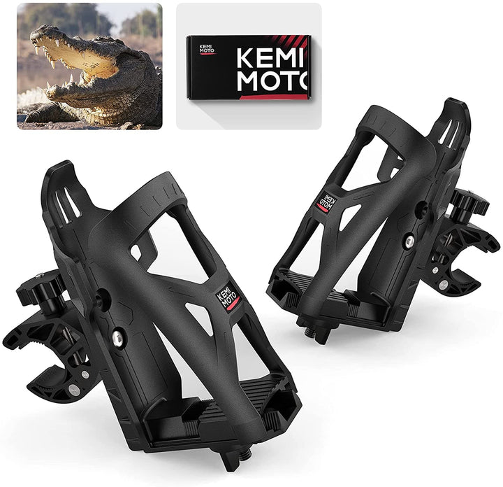 Motorcycle ATV Cup Holders Scooter, Boat, Bike, Wheelchair, Walker, Golf Cart - Kemimoto