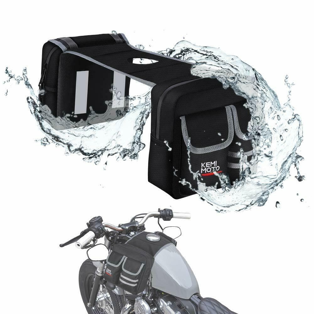ATV Motorcycles Fuel Tank Bag Saddlebag - KEMIMOTO