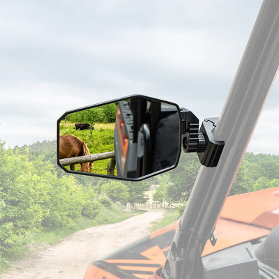 UTV Side Mirrors For Pro-Fit Polaris Ranger/ Can-Am Defender/ Maverick Trail - Kemimoto