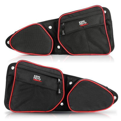 Polaris RZR 900/ 1000 Front Door Side Door Bags with Knee Pad Polaris & Side Nerf Bars Rock Sliders - KEMIMOTO