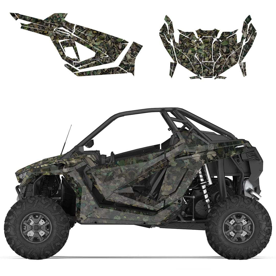 Polaris RZR PRO XP Camouflage Wraps Graphics Kit - Kemimoto