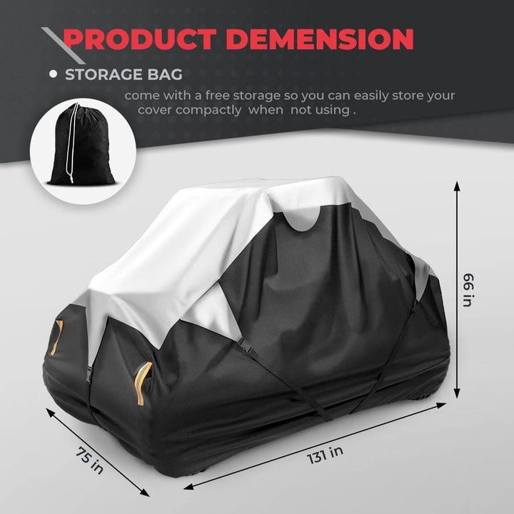 UTV Black Car Cover L17881 - KEMIMOTO