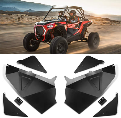 RZR Lower Door Panel Inserts Driver's and Passenger's Side 60" Aluminum - KEMIMOTO