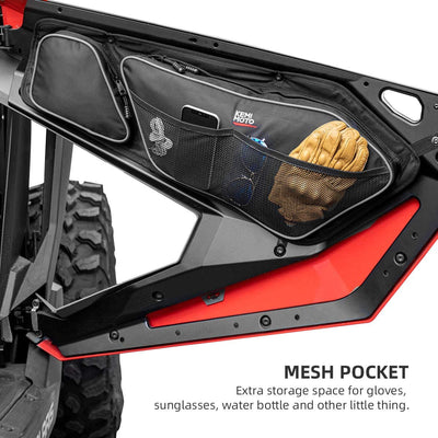 Polaris RZR PRO XP Front Door Bag with Removable Knee Pad - KEMIMOTO