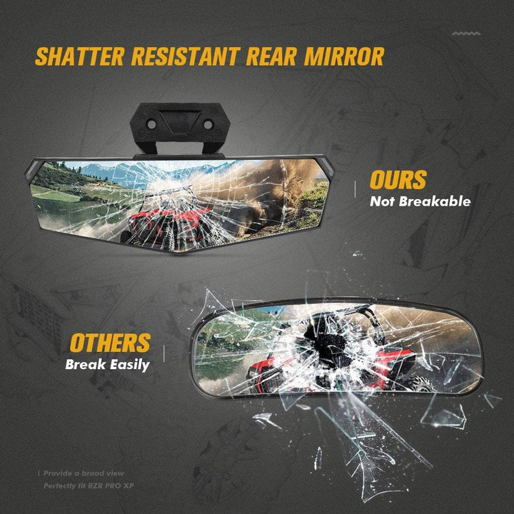 2020 Polaris RZR PRO XP / 4 Center Rear View Mirror - KEMIMOTO