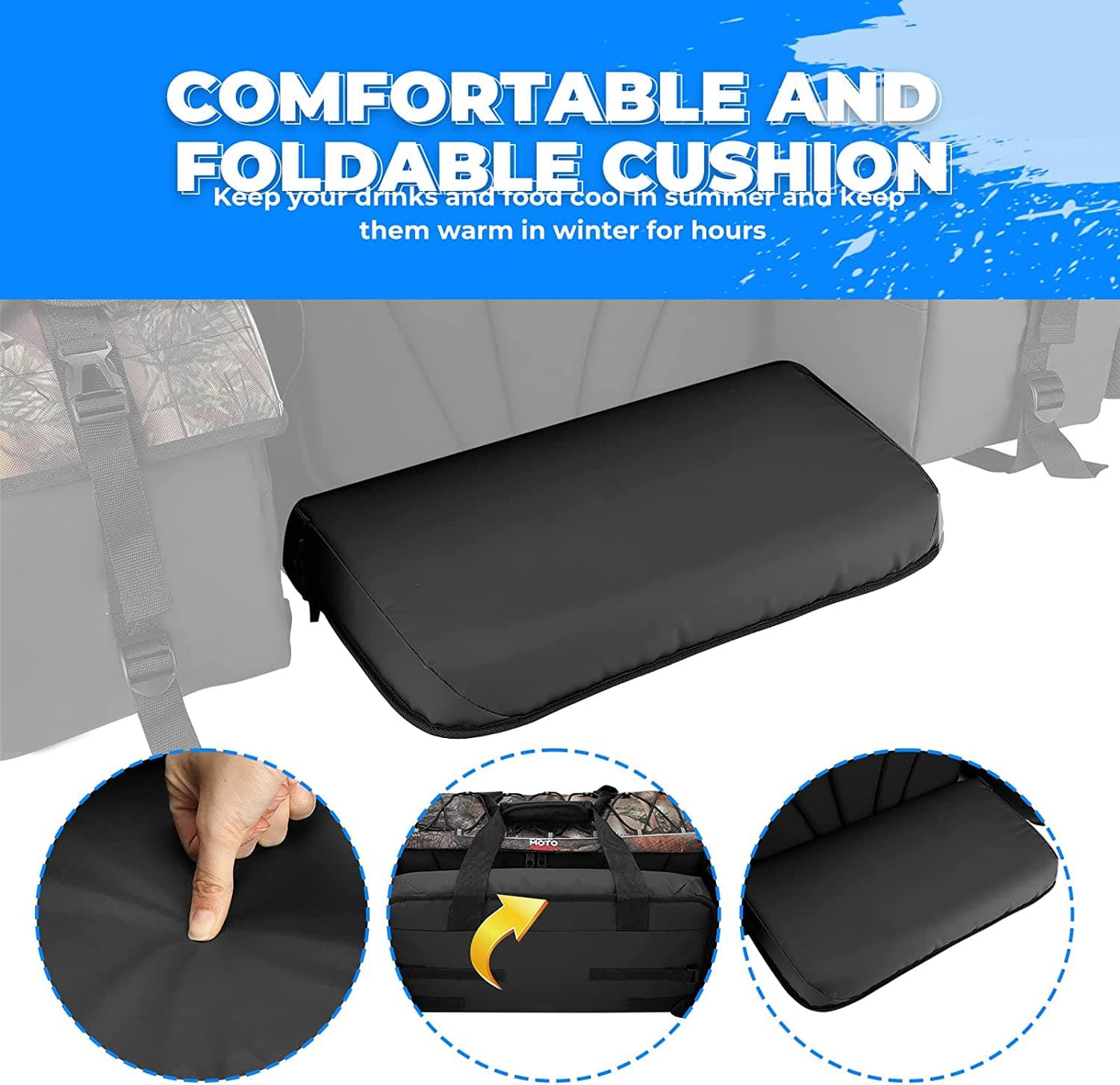 ATV Seat Bag /Cushion Soft Cooler Bags - Kemimoto