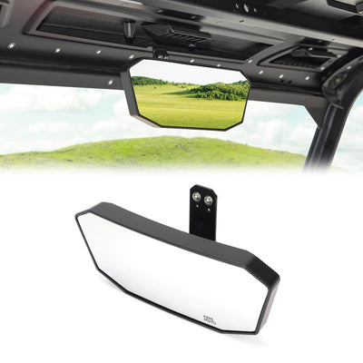 Polaris Ranger Adjustable Break Away Side Mirrors & Rear View Mirror - KEMIMOTO