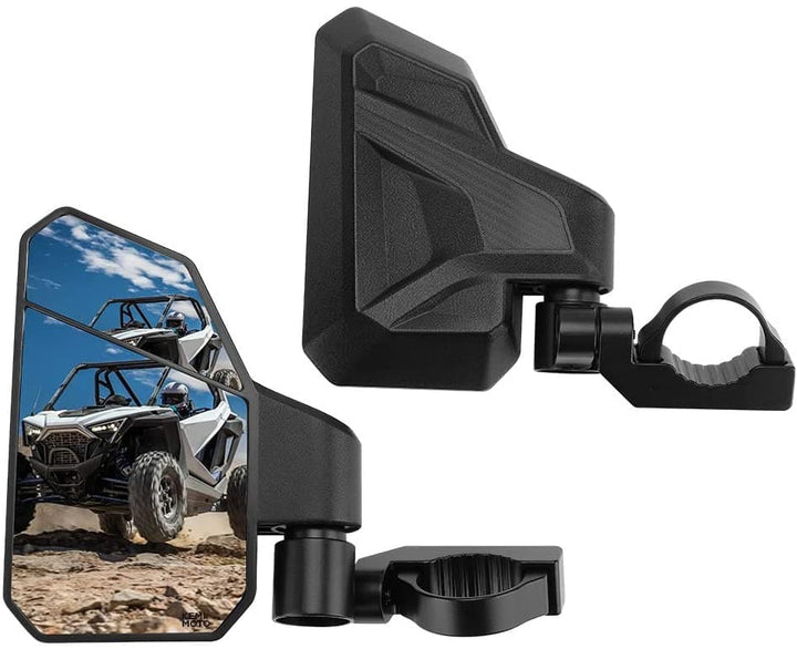 UTV 1.6"-2" Side Mirror for Polaris RZR, Pioneer, Can Am Maverick X3 - Kemimoto