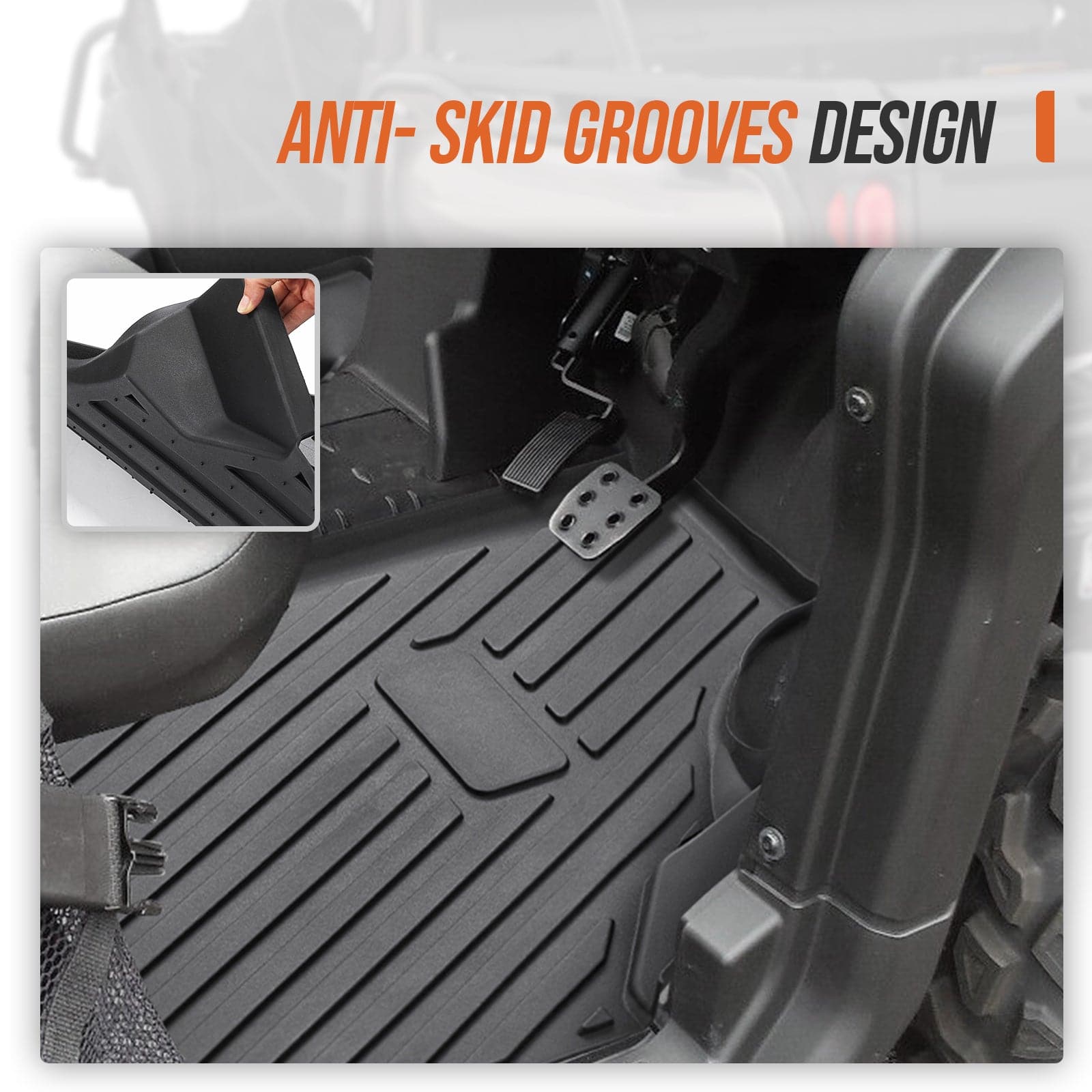 Can-Am Defender TPE Floor Mats - KEMIMOTO