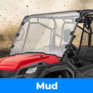 Kemimoto Full Windshield Compatible with Pioneer 1000/1000-5 Pioneer2016-2021 - KEMIMOTO