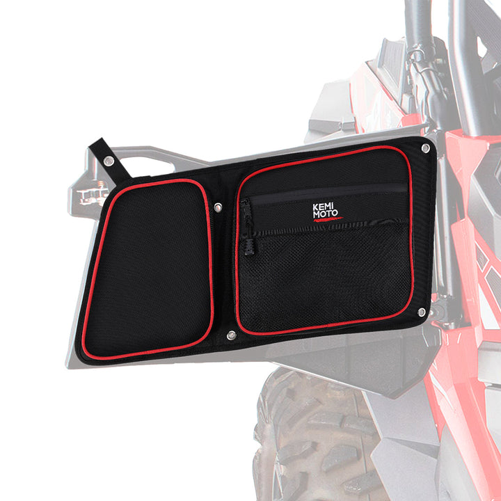 Rear Side Door Bags Knee Pad for Polaris RZR XP 4 1000/4 900/4 Door Turbo