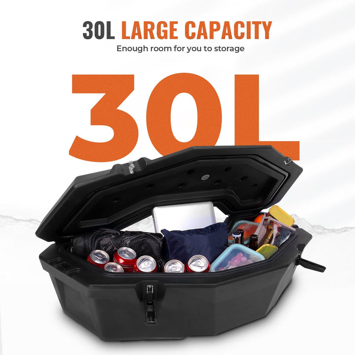 Rear Storage Box,8 Gal ( 30L ) fit Can-am X3 | X3 MAX | Commander | Outlander - Kemimoto