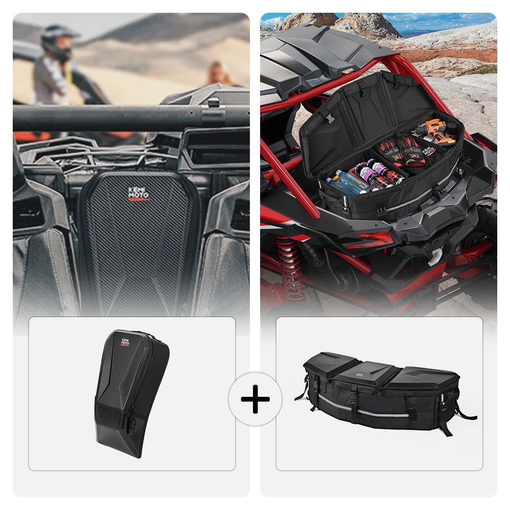 Center & Rear Storage Bag For Can-Am Maverick X3 - Kemimoto