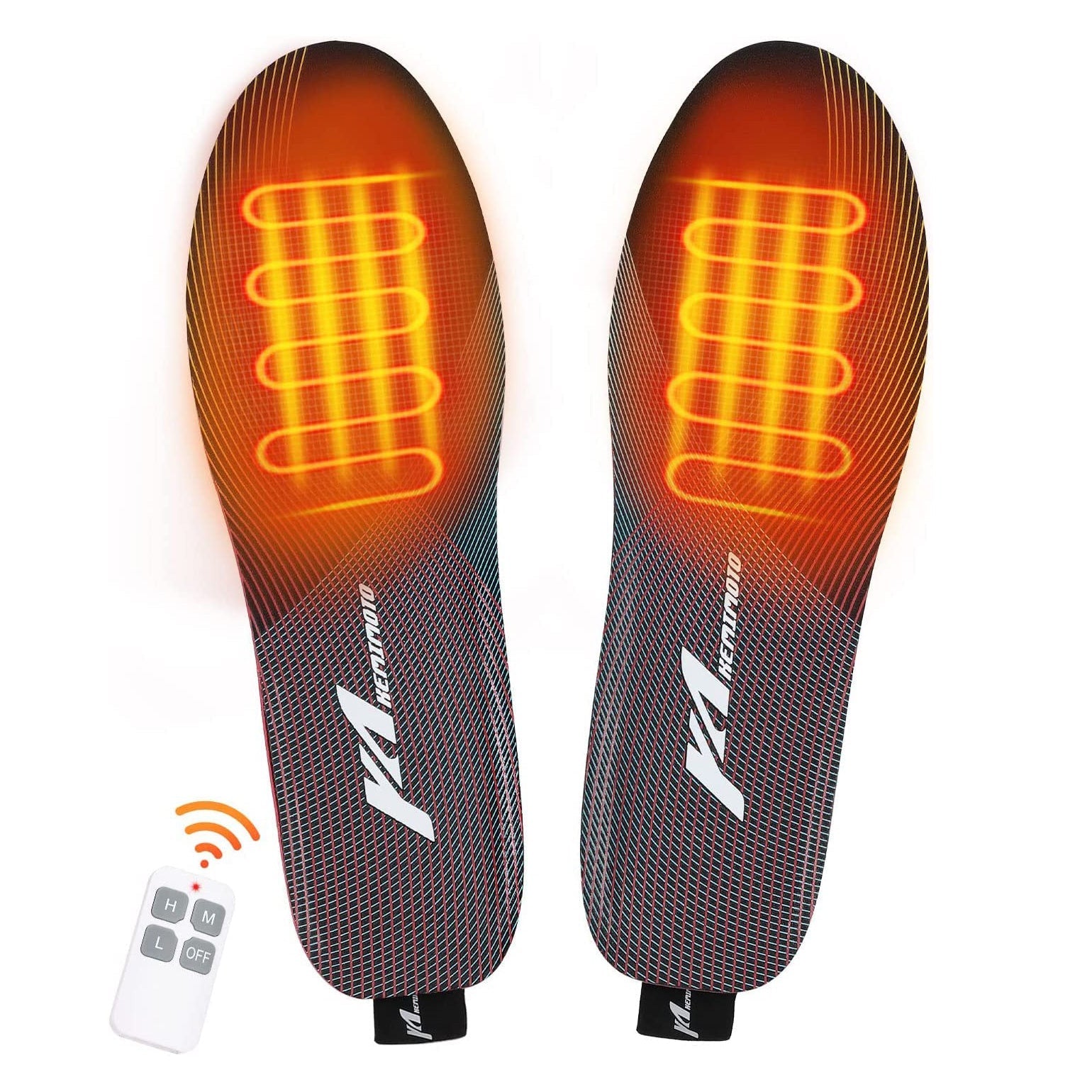 Electric Heated Insole for Winter Sports Ski Hunting Camping Hiking Riding - Kemimoto