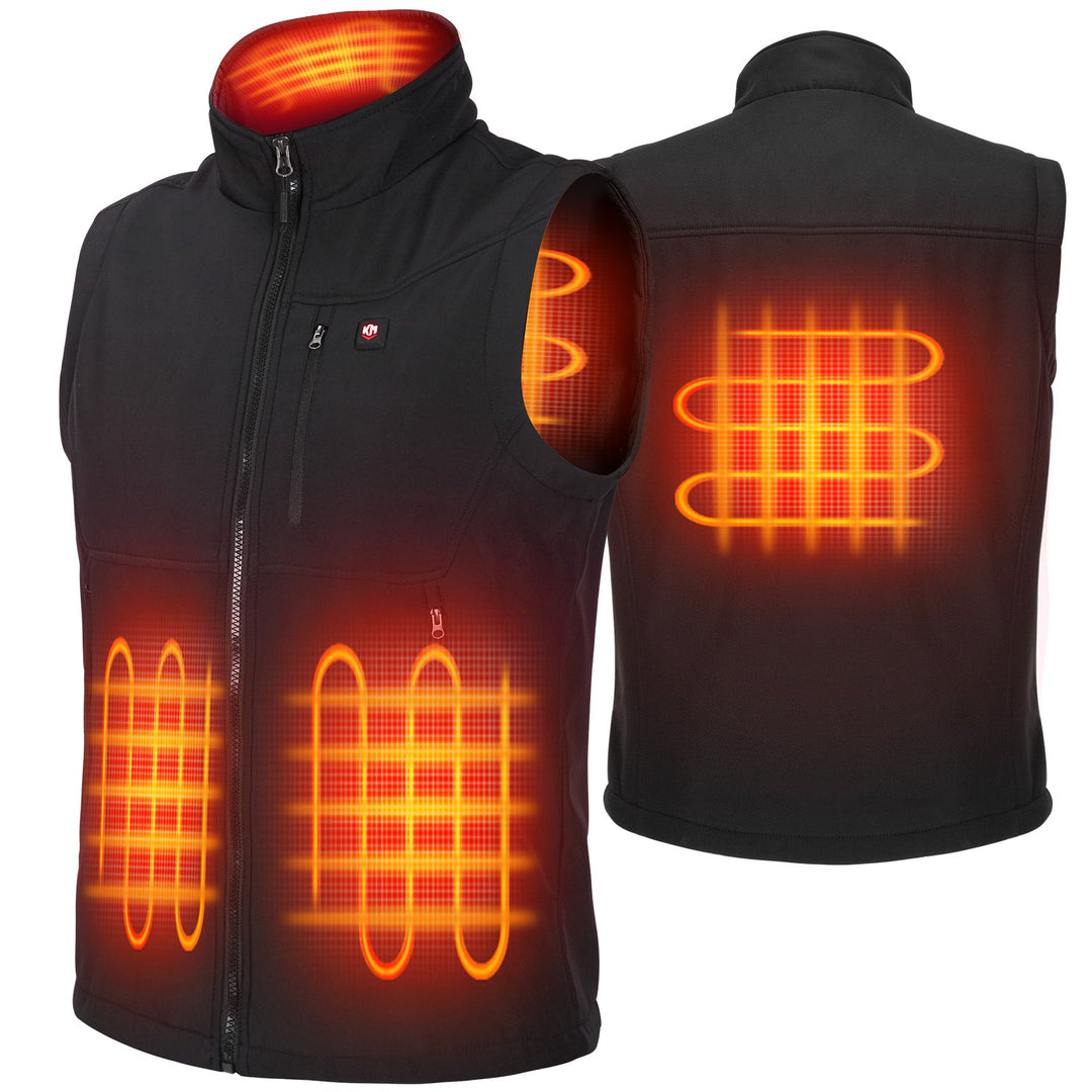 Lightweight Heated Vest for Men with Battery Pack Included