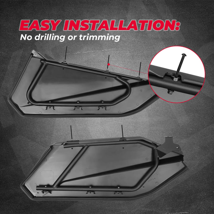 Can-Am Maverick X3 MAX Lower Doors Panels & Front Door Strorage Bags - KEMIMOTO