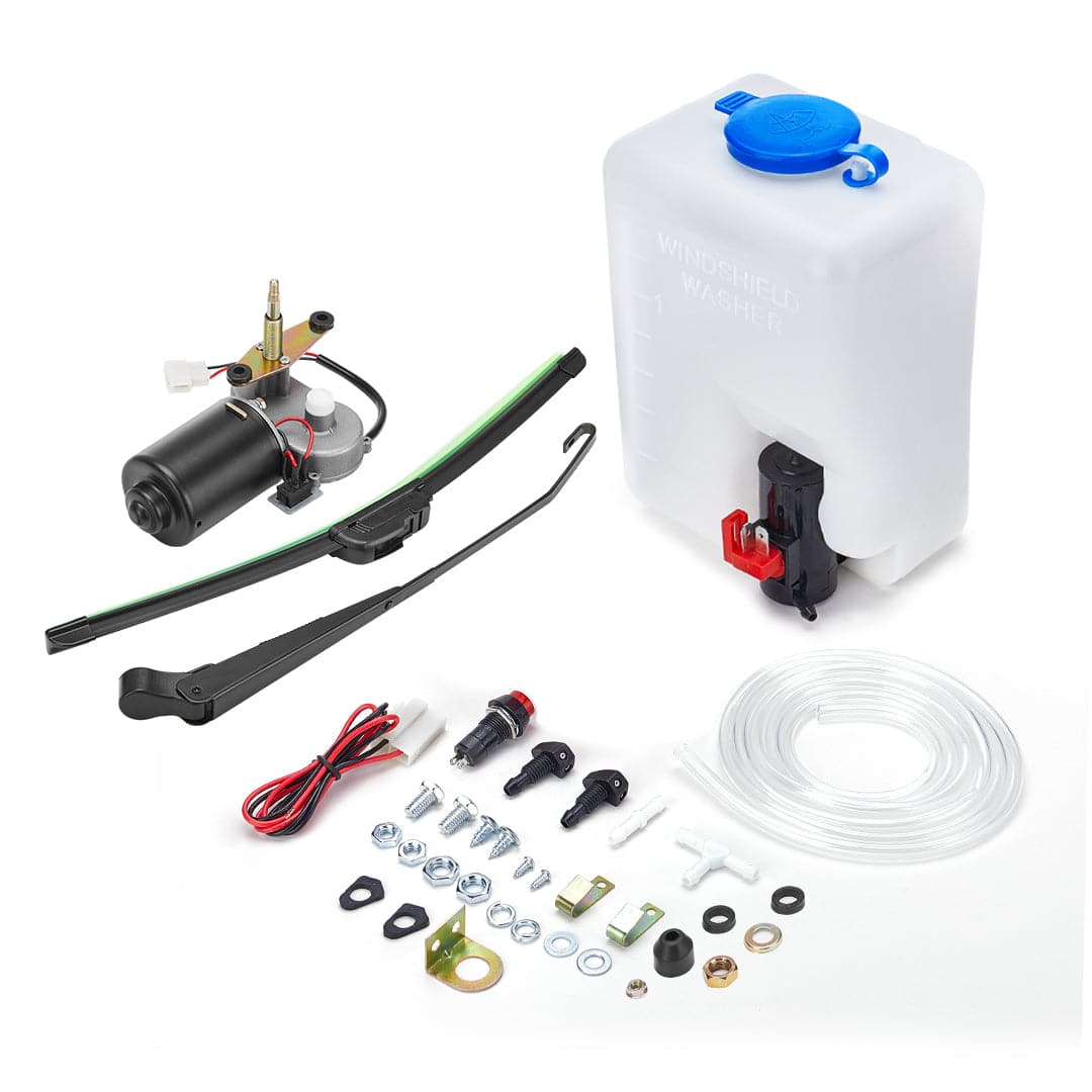 12V Electric Windshield Wiper Washer Kit 16