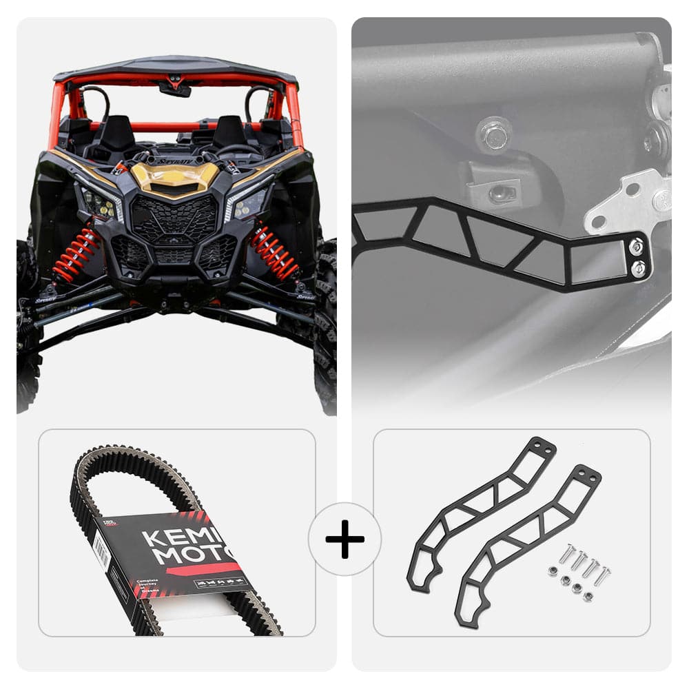 Can-Am Maverick X3 Heavy Duty Belts & Door Handle - KEMIMOTO