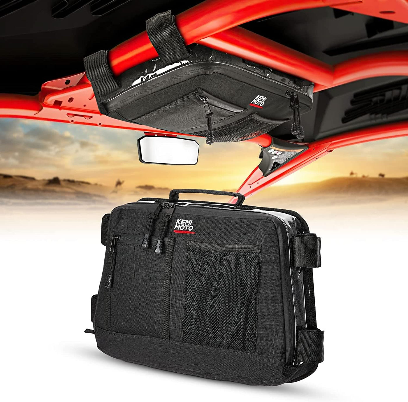 X3 Overhead Roof Storage Bag Fit Can Am Maverick X3 Max RS DS Turbo R #715004275 - Kemimoto