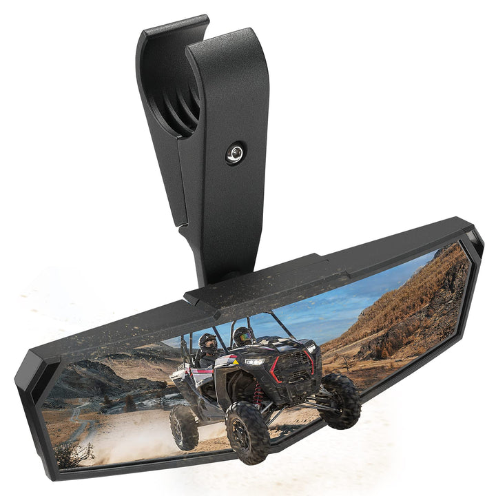 Upgraded Convex UTV Mirror for 1.75"-2" Crossbar