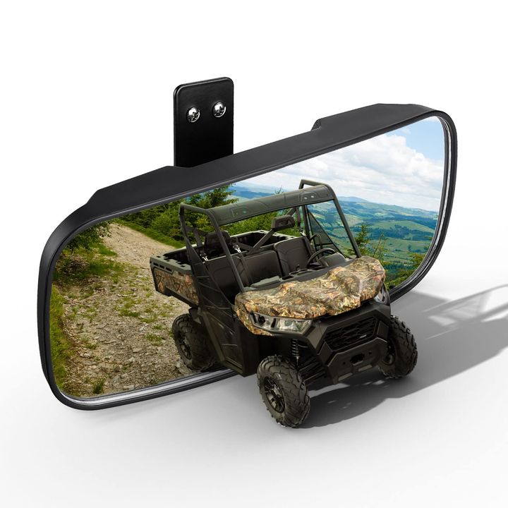 2017-2021 Polaris Ranger 900 XP Large & Wide Rear Center View Mirror - Kemimoto