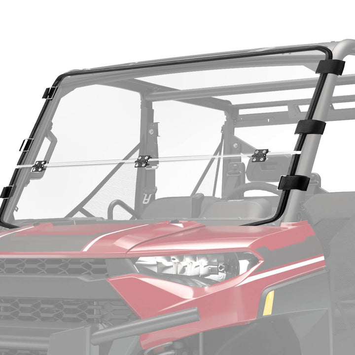 Polaris Ranger 1000 / XP 1000 / Crew 2017-2023 2-IN-1 Flip Up Full Windshield - Kemimoto