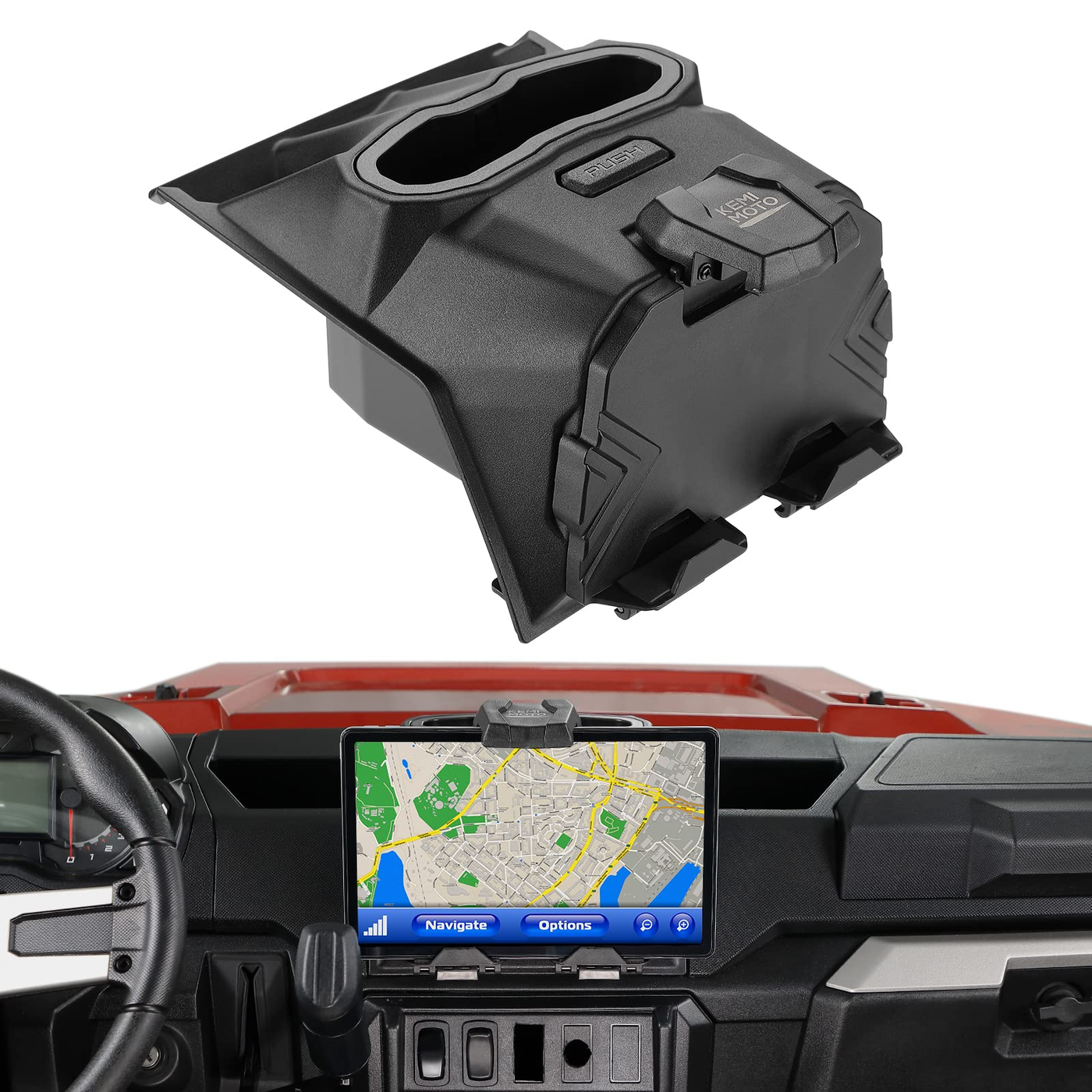 Polaris Ranger Tablet Holder Electric Device GPS Mount - Kemimoto