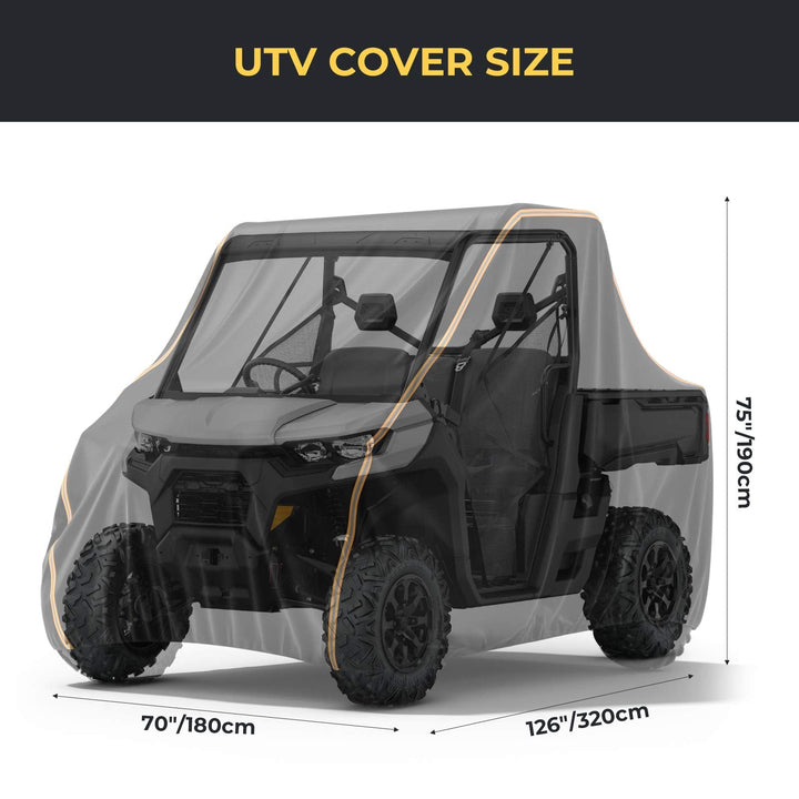 All-Weather Protection UTV Cover For Defender, Ranger, Commander - Kemimoto