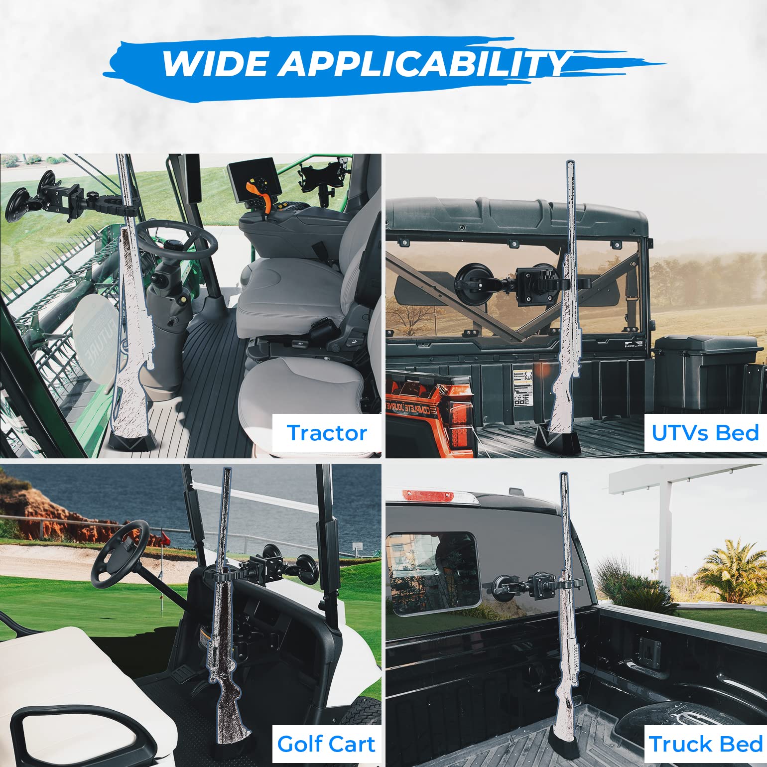 Gun Rack For Tractor Rops Tractor Gun Holder Rack for Glass Windshield – CA Kemimoto