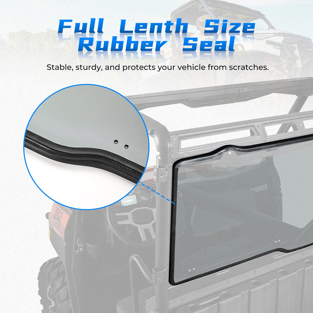 Polaris Ranger Rear Windshield Window Tint(Fit Roof) - Kemimoto