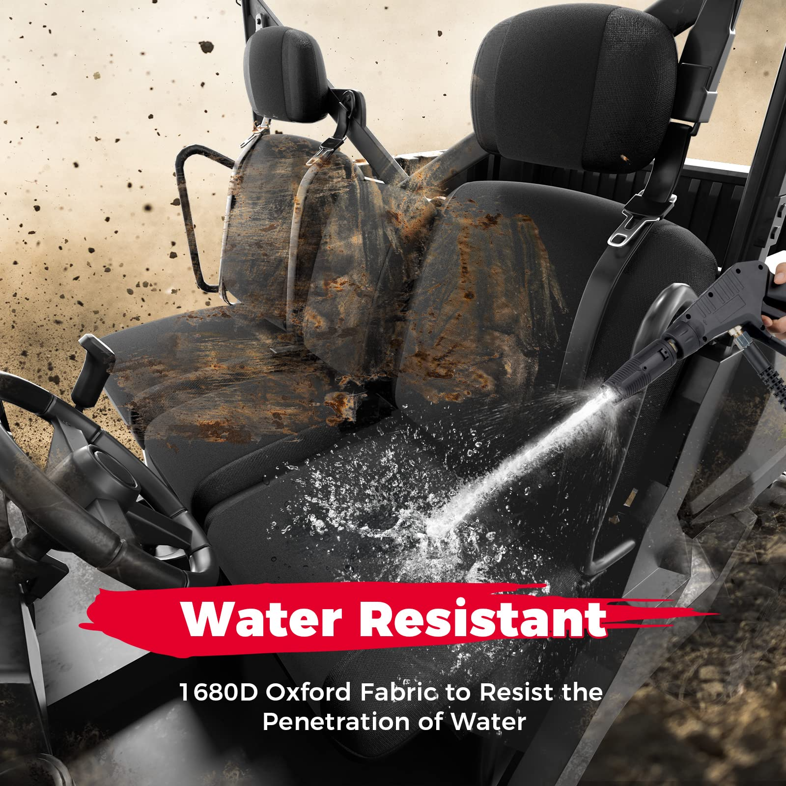 UTV Seat Cover Fit Can Am Defender - Kemimoto