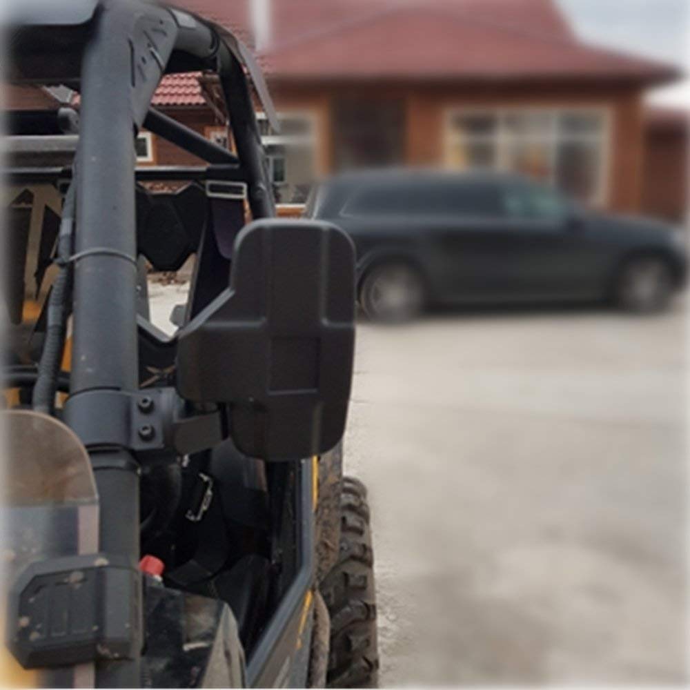 UTV 360 Degree Adjustable RZR Side Mirrors with 1.75