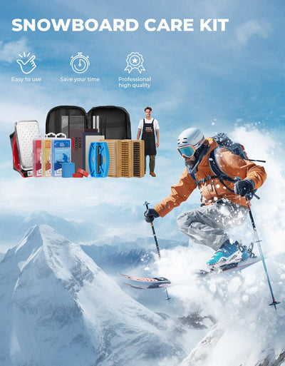Ski Snowboard Tuning Kit (‎Luxury Version) - Kemimoto