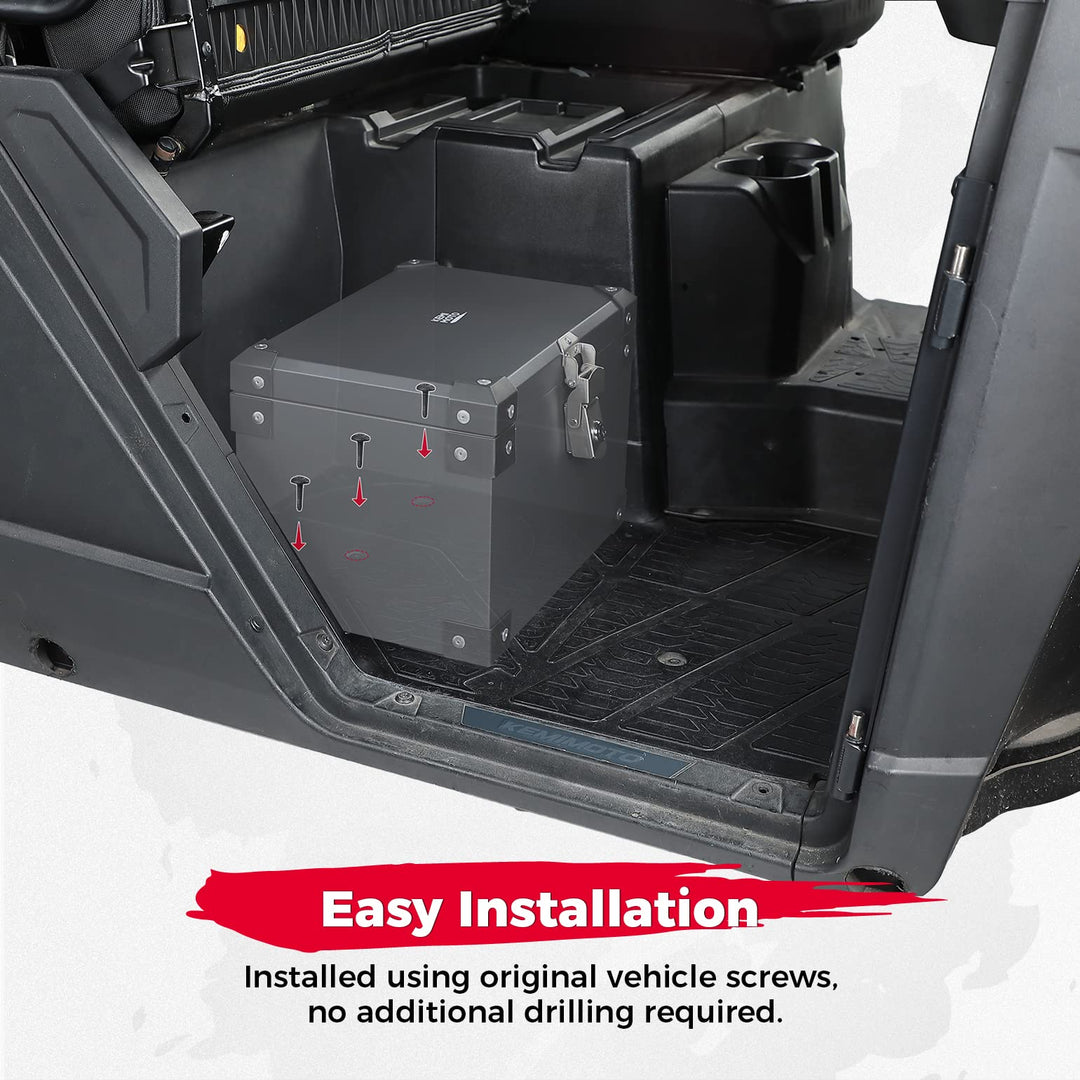 UTV Under Seat Storage Box Fit Polaris Ranger XP 1000 / Crew (2018-2023)