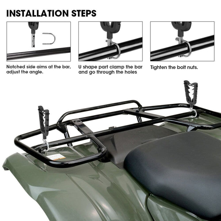 ATV Quad Handlebar Gun Rack Mounts - KEMIMOTO