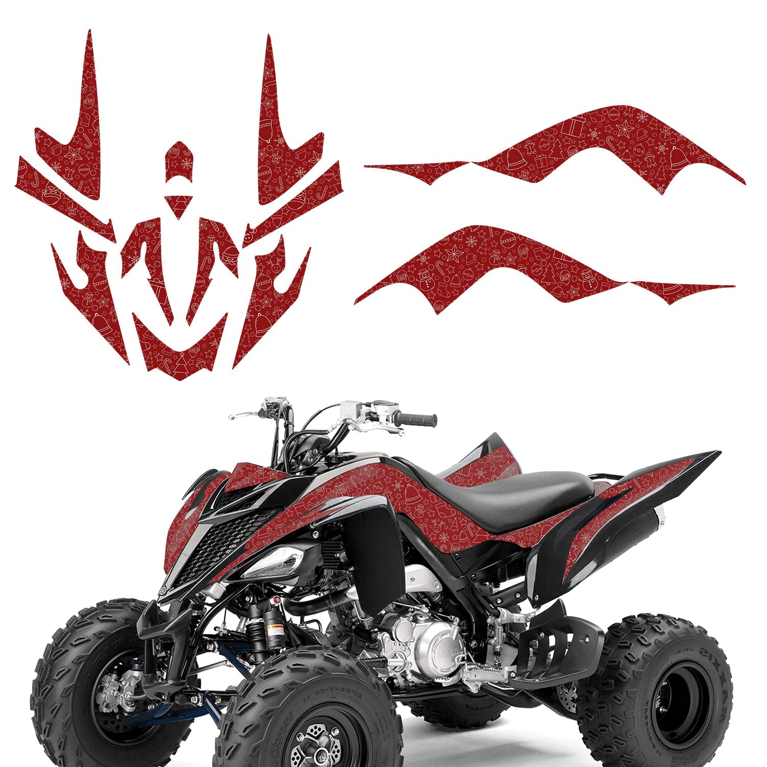 ATV Graphics Kit Sticker for Yamaha Raptor 700 2006-2012 – CA Kemimoto